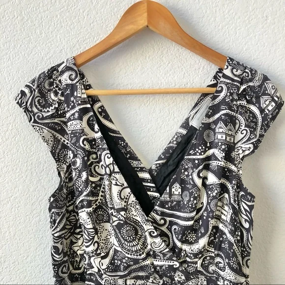 Anthropologie Moulinette Soeurs Swirling Villages dress Size 10 Women's - Picture 6 of 8